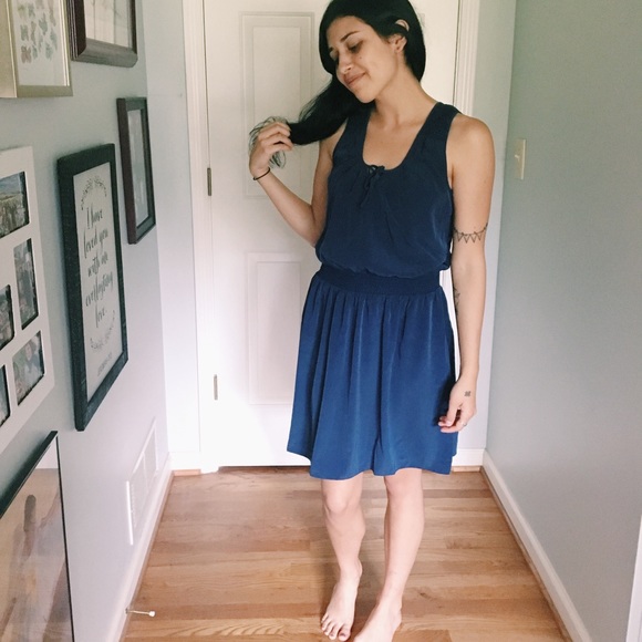 Navy Blue Gap Dress - Picture 3 of 6